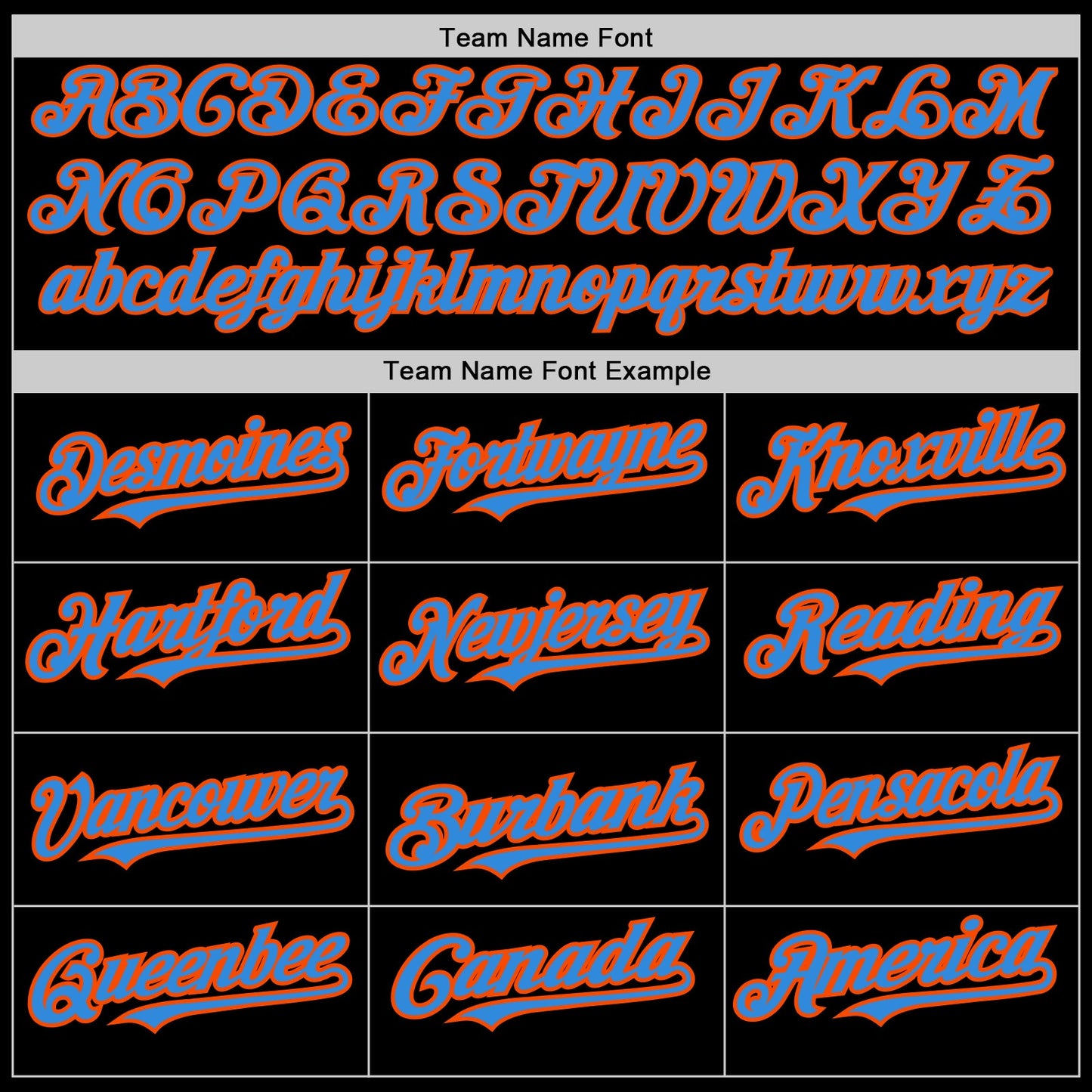 Custom Black Electric Blue-Orange 3 Colors Arm Shapes Authentic Baseball Jersey - Sky-Custom