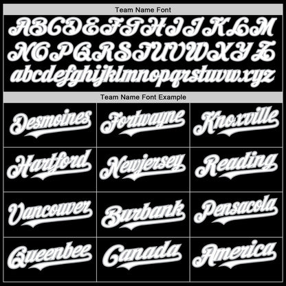 Custom Black White-Gray 3 Colors Arm Shapes Authentic Baseball Jersey - Sky-Custom