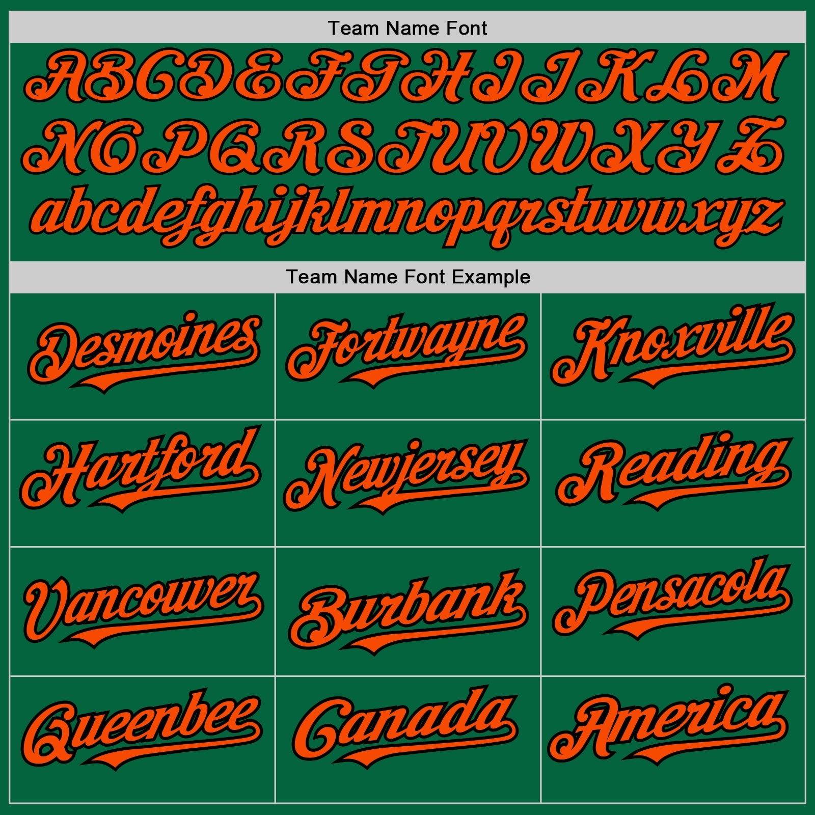 Custom Kelly Green Orange-Black 3 Colors Arm Shapes Authentic Baseball Jersey - Sky-Custom