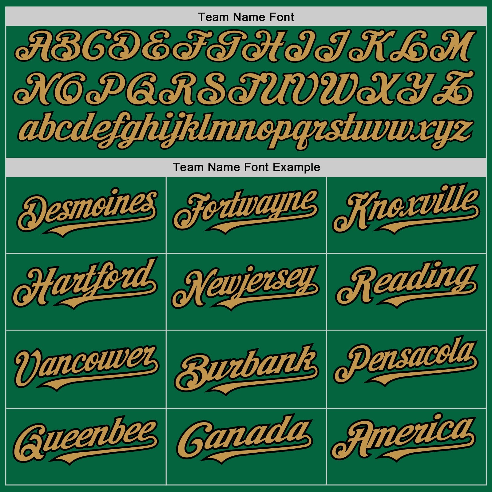 Custom Kelly Green Old Gold-Black 3 Colors Arm Shapes Authentic Baseball Jersey - Sky-Custom