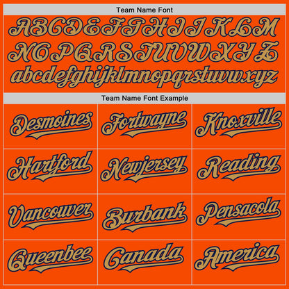 Custom Orange Old Gold-Navy 3 Colors Arm Shapes Authentic Baseball Jersey - Sky-Custom