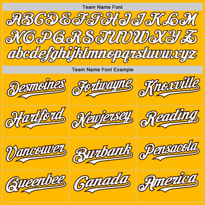 Custom Gold White-Brown 3 Colors Arm Shapes Authentic Baseball Jersey - Sky-Custom