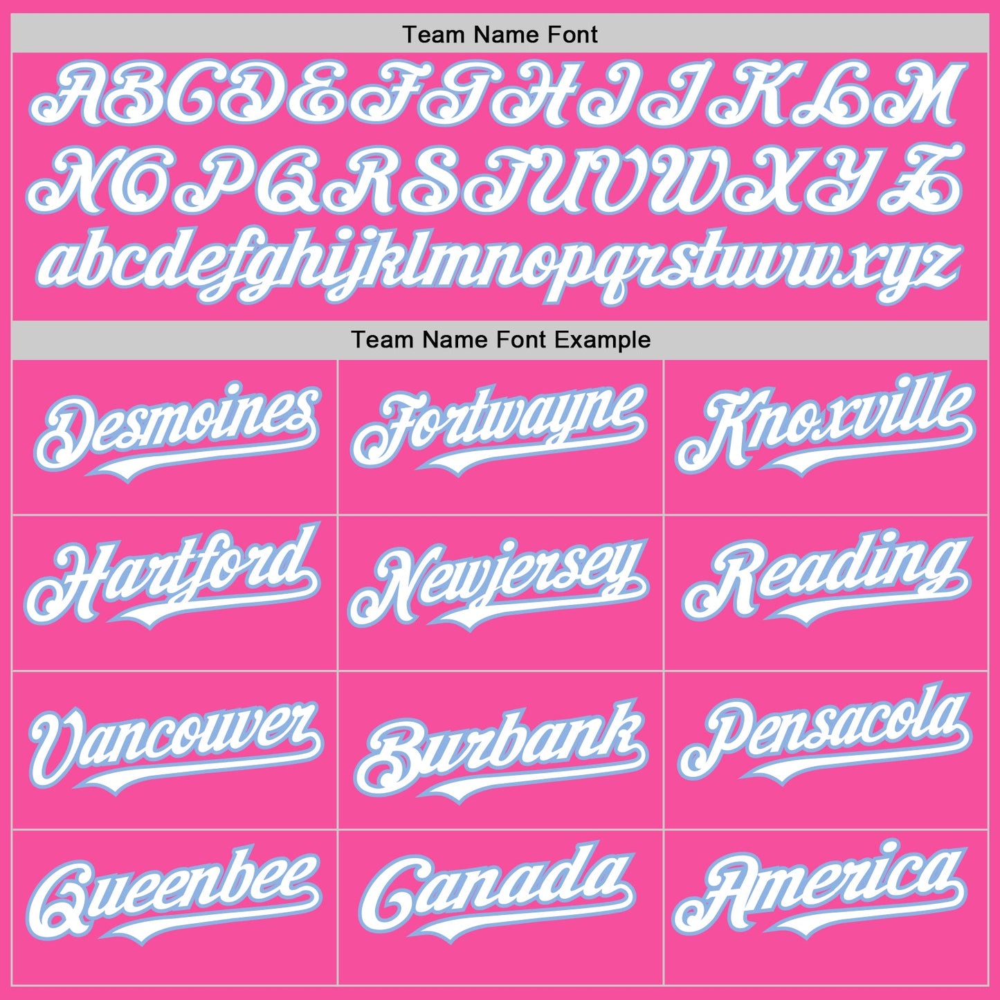 Custom Pink White-Light Blue 3 Colors Arm Shapes Authentic Baseball Jersey - Sky-Custom