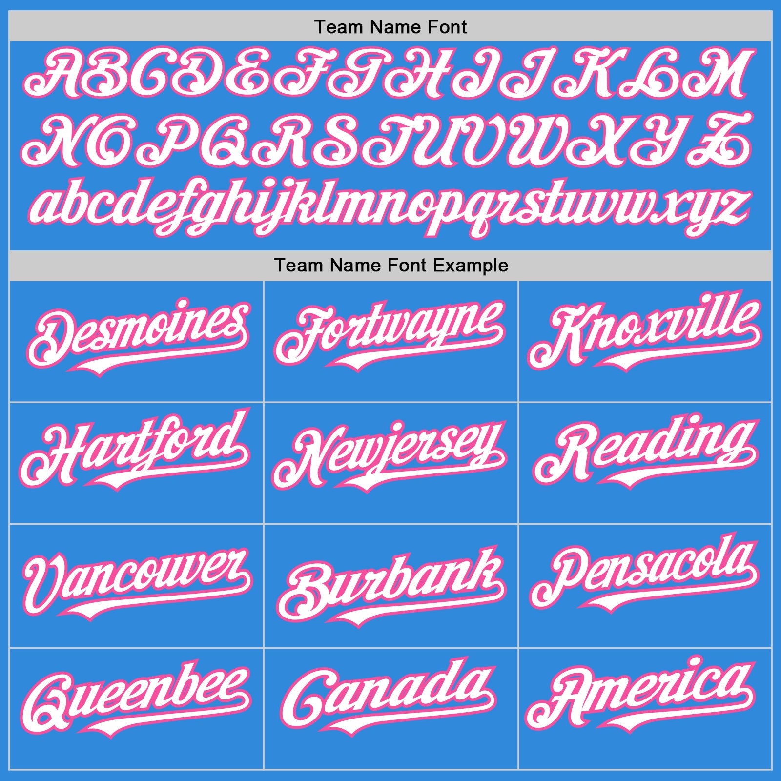 Custom Electric Blue White-Pink 3 Colors Arm Shapes Authentic Baseball Jersey - Sky-Custom