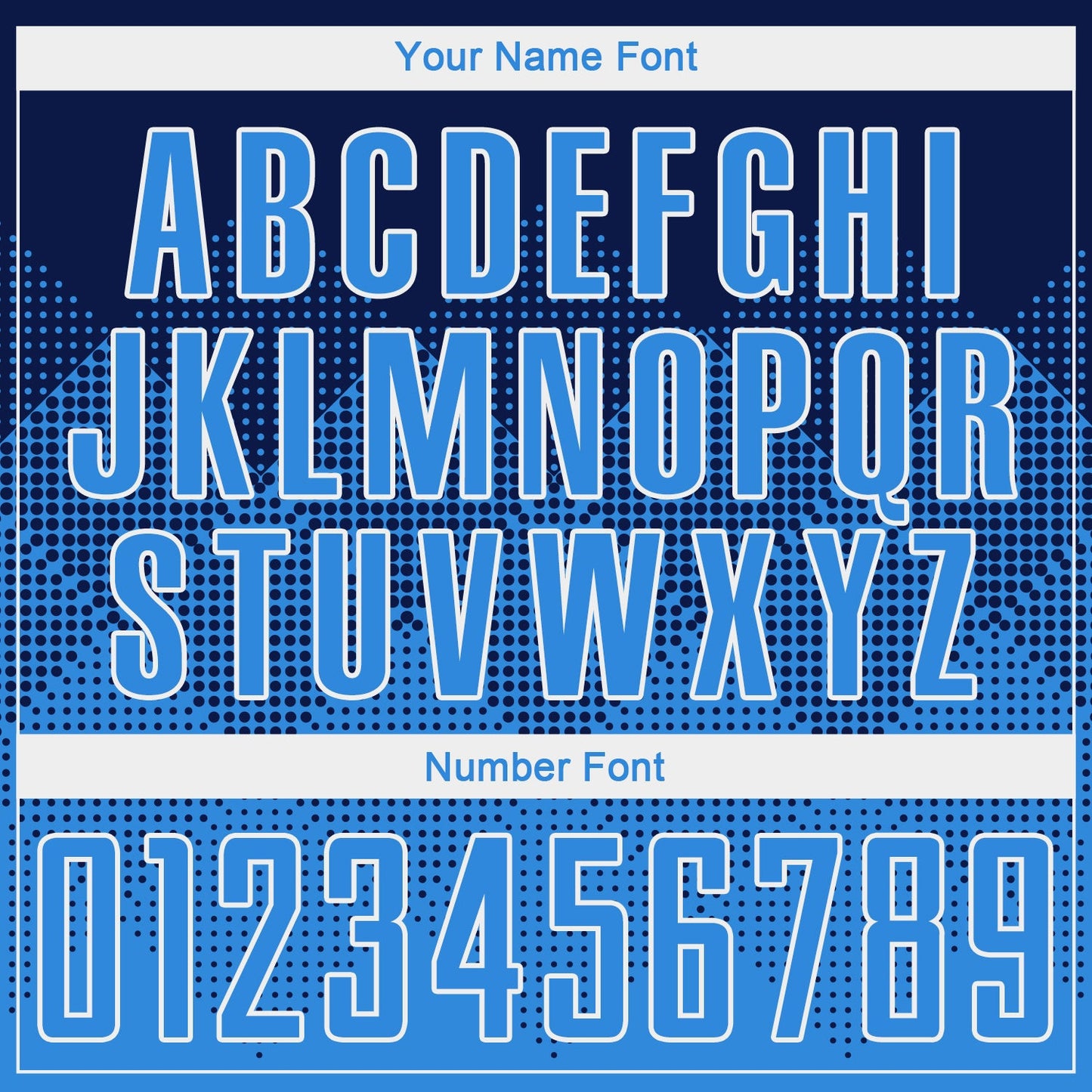 Custom Navy Powder Blue-White Round Neck Sublimation Basketball Suit Jersey - Sky-Custom