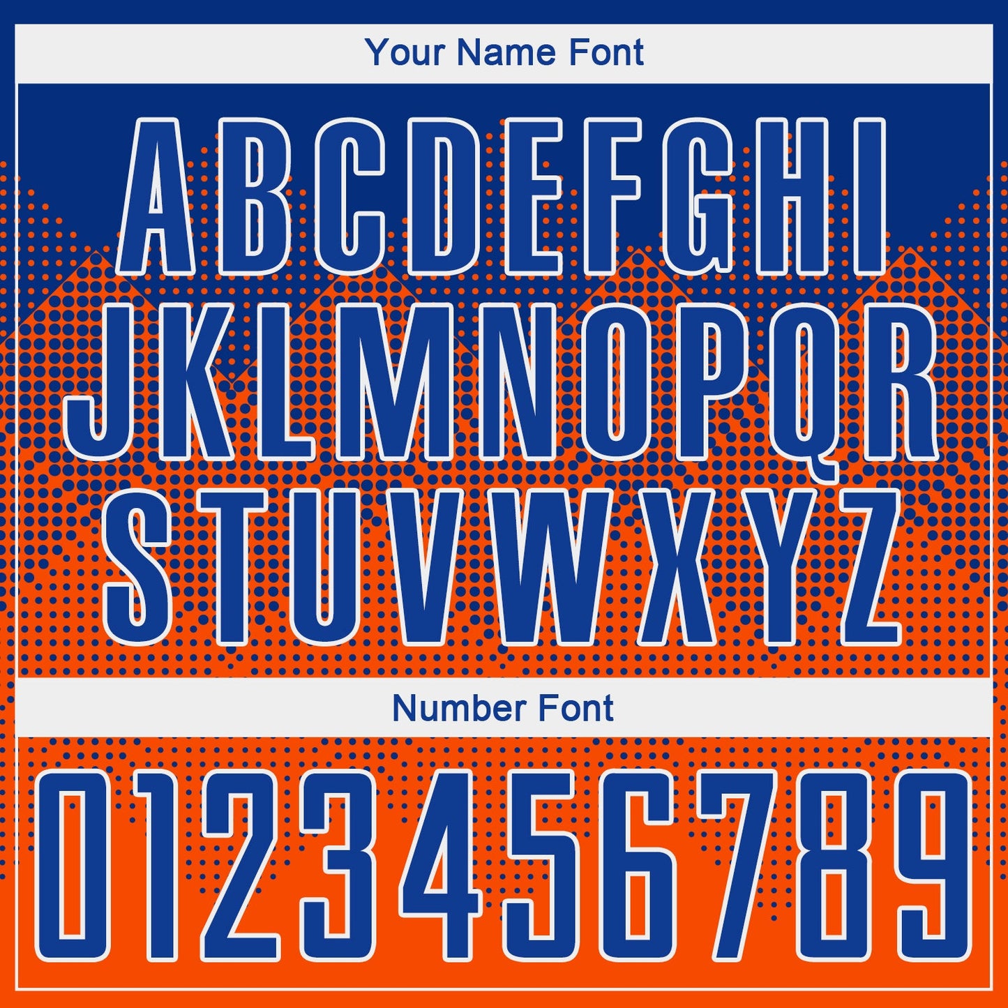 Custom Orange Royal-White Round Neck Sublimation Basketball Suit Jersey - Sky-Custom
