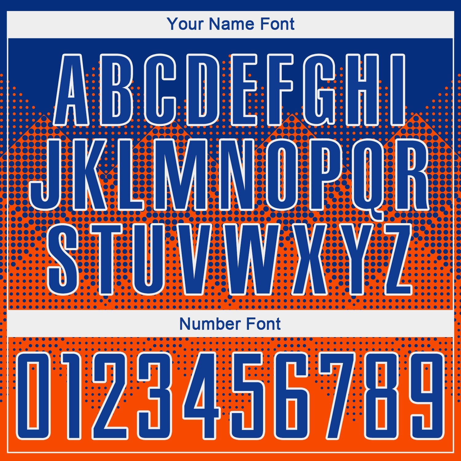 Custom Orange Royal-White Round Neck Sublimation Basketball Suit Jersey - Sky-Custom