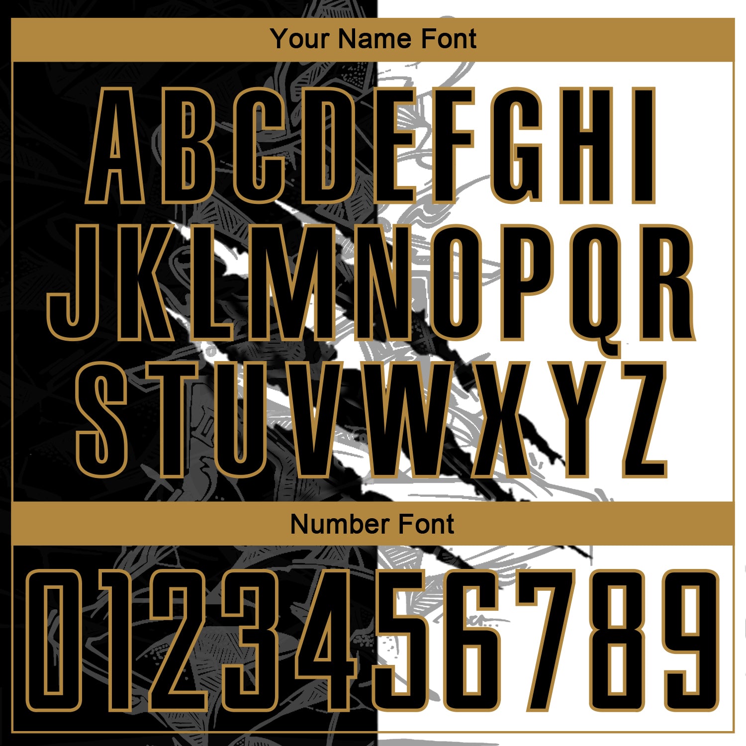 Custom Graffiti Pattern Black-Old Gold Scratch Round Neck Sublimation Basketball Suit Jersey - Sky-Custom