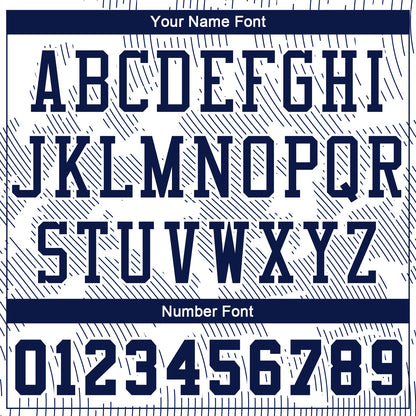Custom White Navy Round Neck Sublimation Basketball Suit Jersey - Sky-Custom