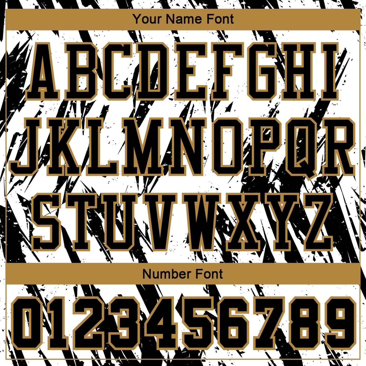 Custom White Black-Old Gold Round Neck Sublimation Basketball Suit Jersey - Sky-Custom