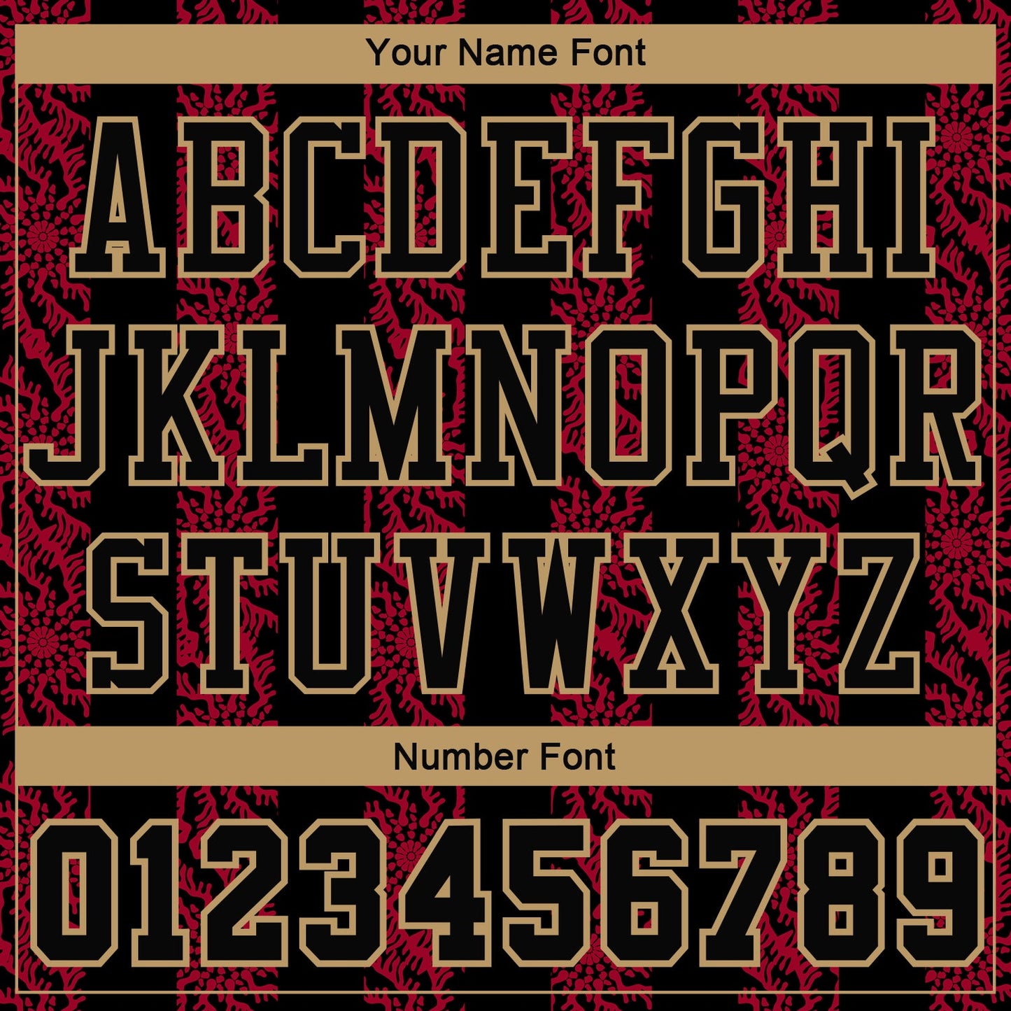 Custom Red Black-Old Gold Round Neck Sublimation Basketball Suit Jersey - Sky-Custom