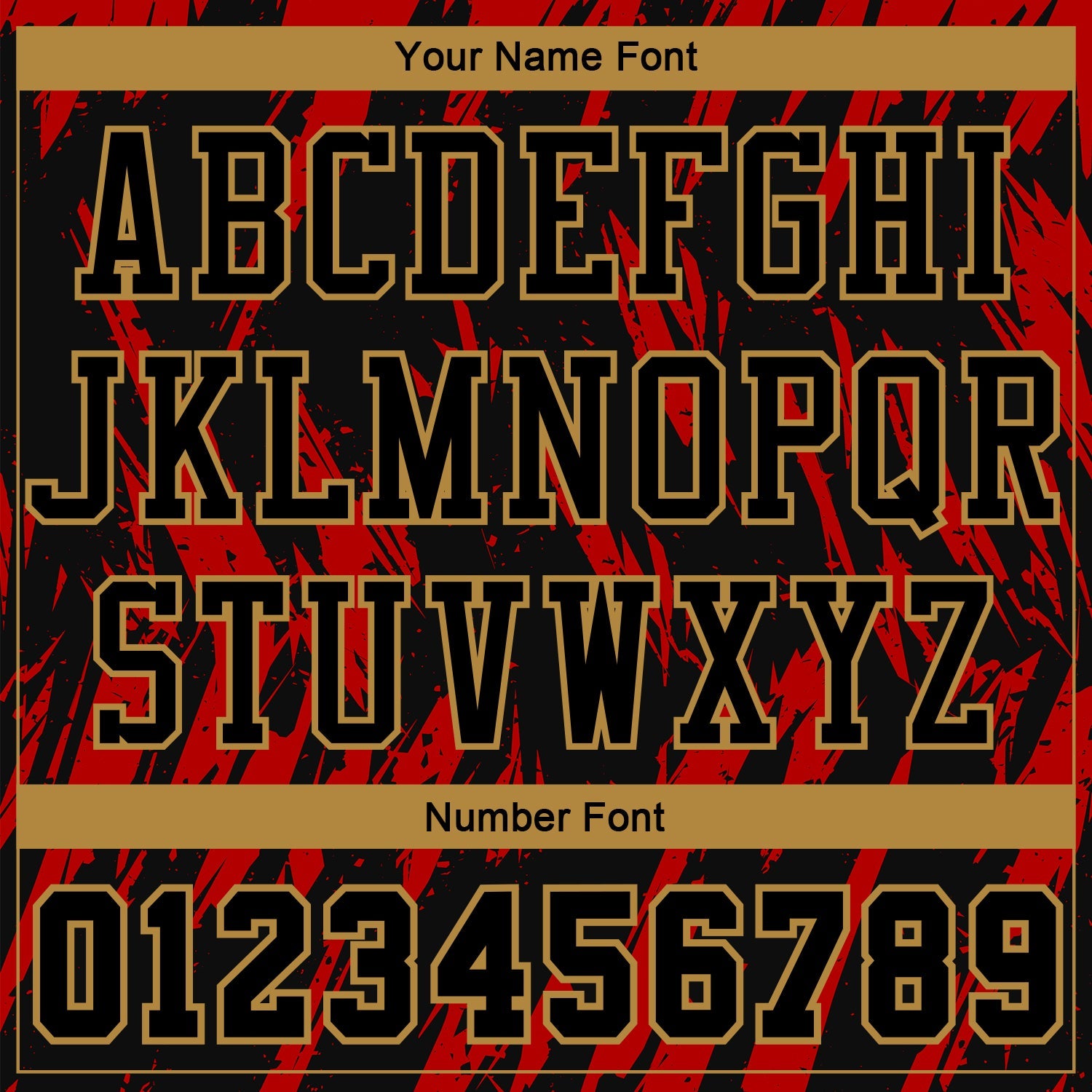 Custom Red Black-Old Gold Round Neck Sublimation Basketball Suit Jersey - Sky-Custom