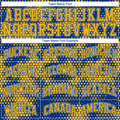 Custom Royal Gold-White Round Neck Sublimation Basketball Suit Jersey - Sky-Custom