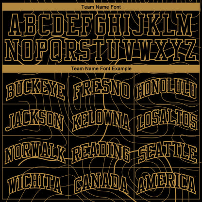 Custom Black Old Gold Round Neck Sublimation Basketball Suit Jersey - Sky-Custom