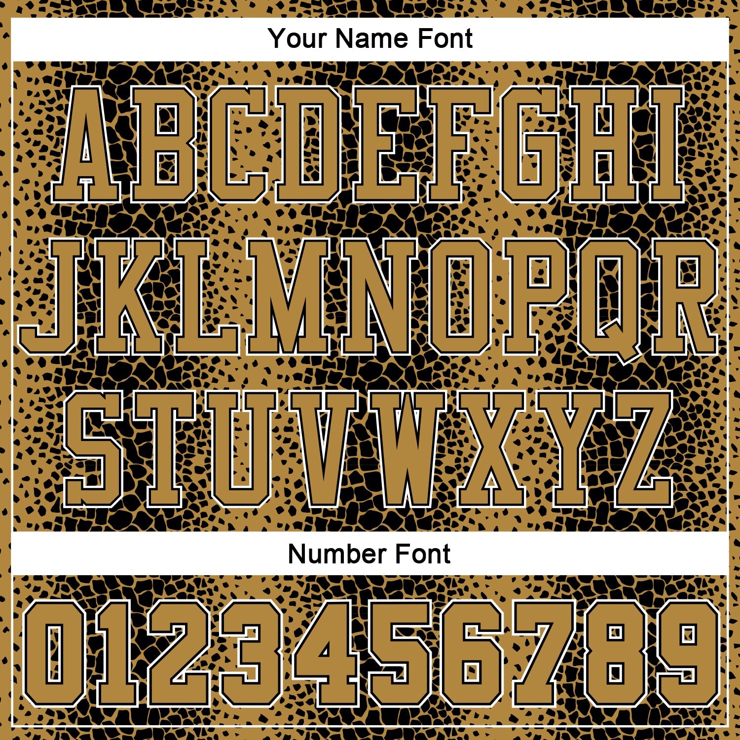 Custom Black Old Gold-White Animal Fur Print Round Neck Sublimation Basketball Suit Jersey - Sky-Custom