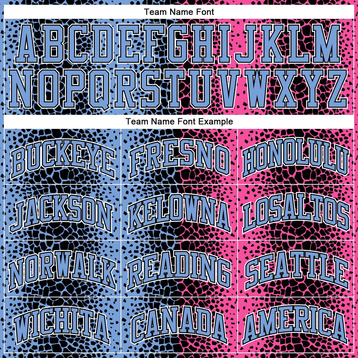 Custom Black Light Blue-Pink Animal Fur Print Round Neck Sublimation Basketball Suit Jersey - Sky-Custom
