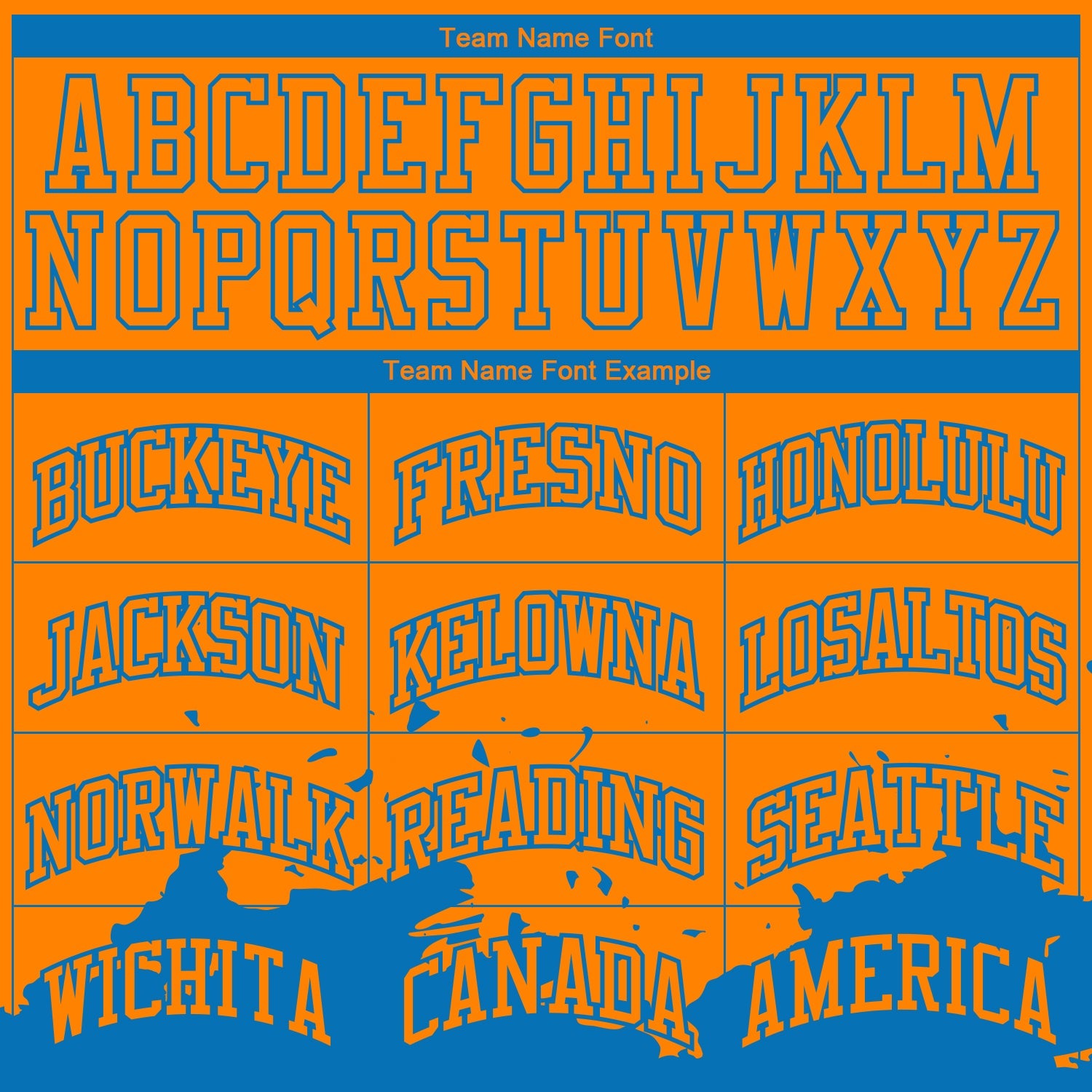 Custom Bay Orange Blue Color Splash Round Neck Sublimation Basketball Suit Jersey - Sky-Custom