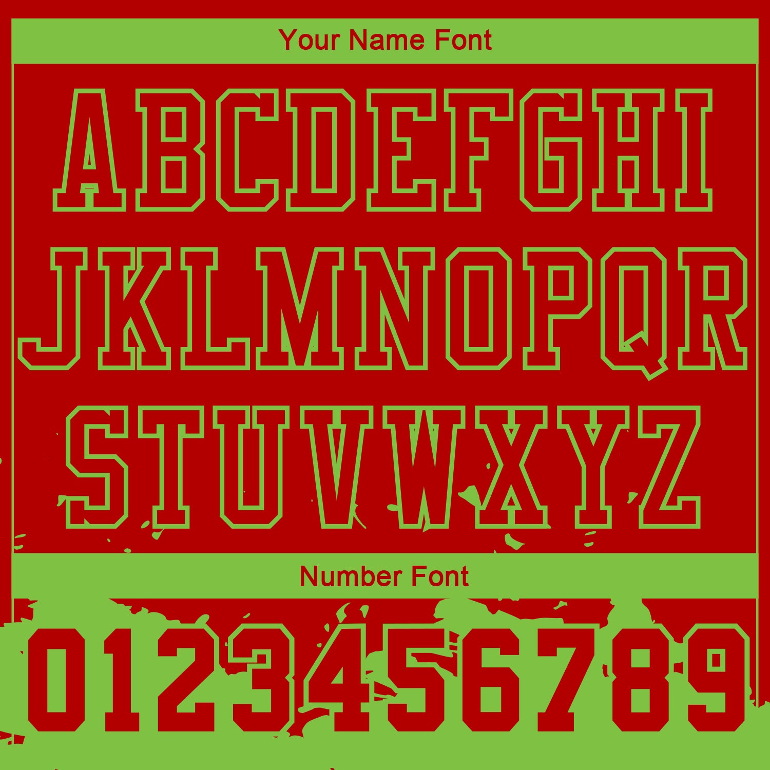 Custom Red Neon Green Color Splash Round Neck Sublimation Basketball Suit Jersey - Sky-Custom