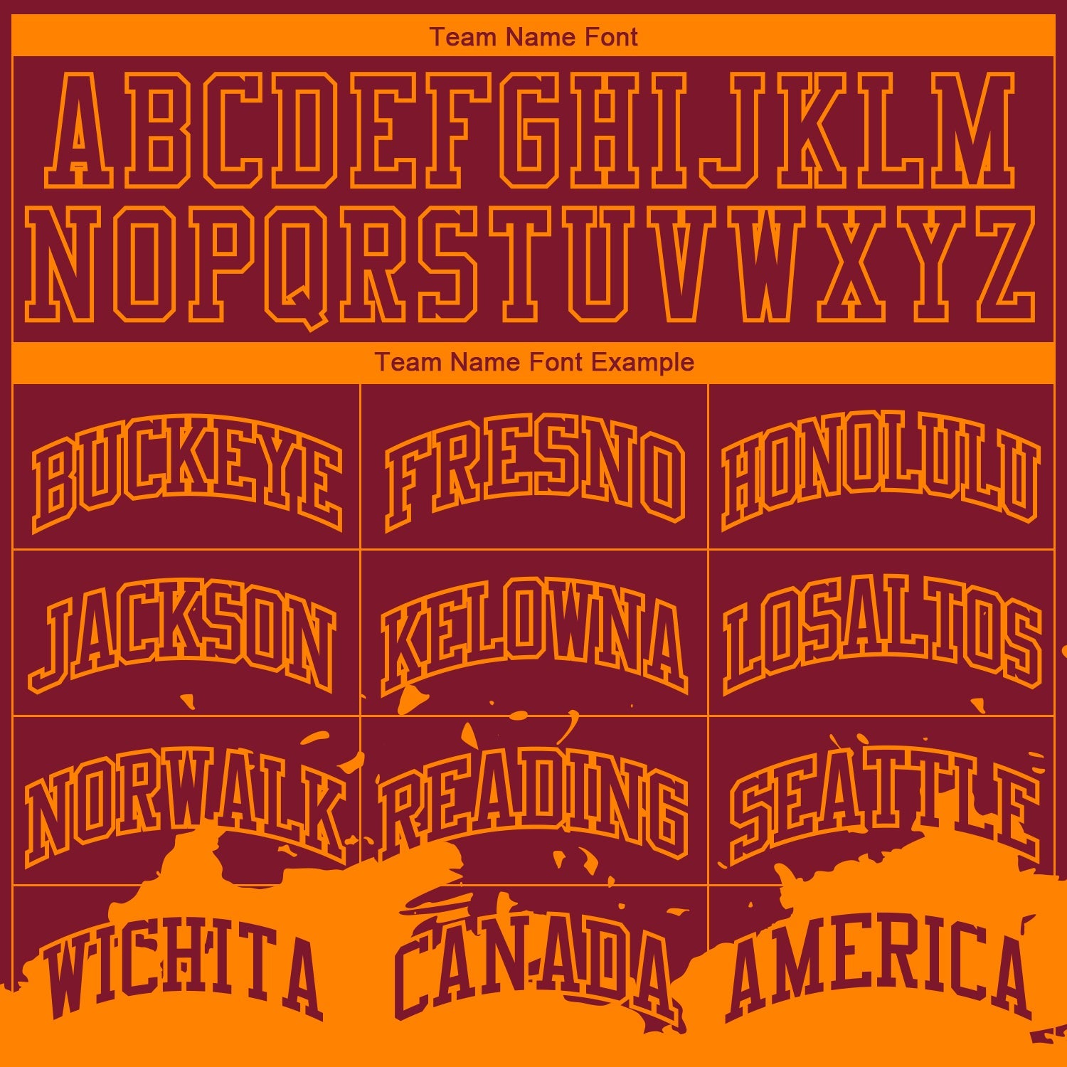 Custom Maroon Bay Orange Color Splash Round Neck Sublimation Basketball Suit Jersey - Sky-Custom