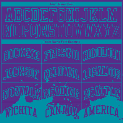 Custom Purple Teal Color Splash Round Neck Sublimation Basketball Suit Jersey - Sky-Custom