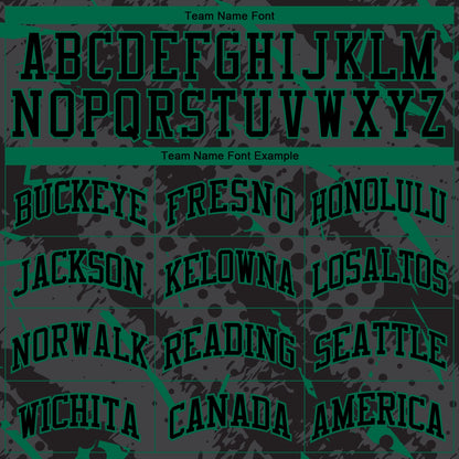Custom Black Kelly Green Bright Lines Round Neck Sublimation Basketball Suit Jersey - Sky-Custom