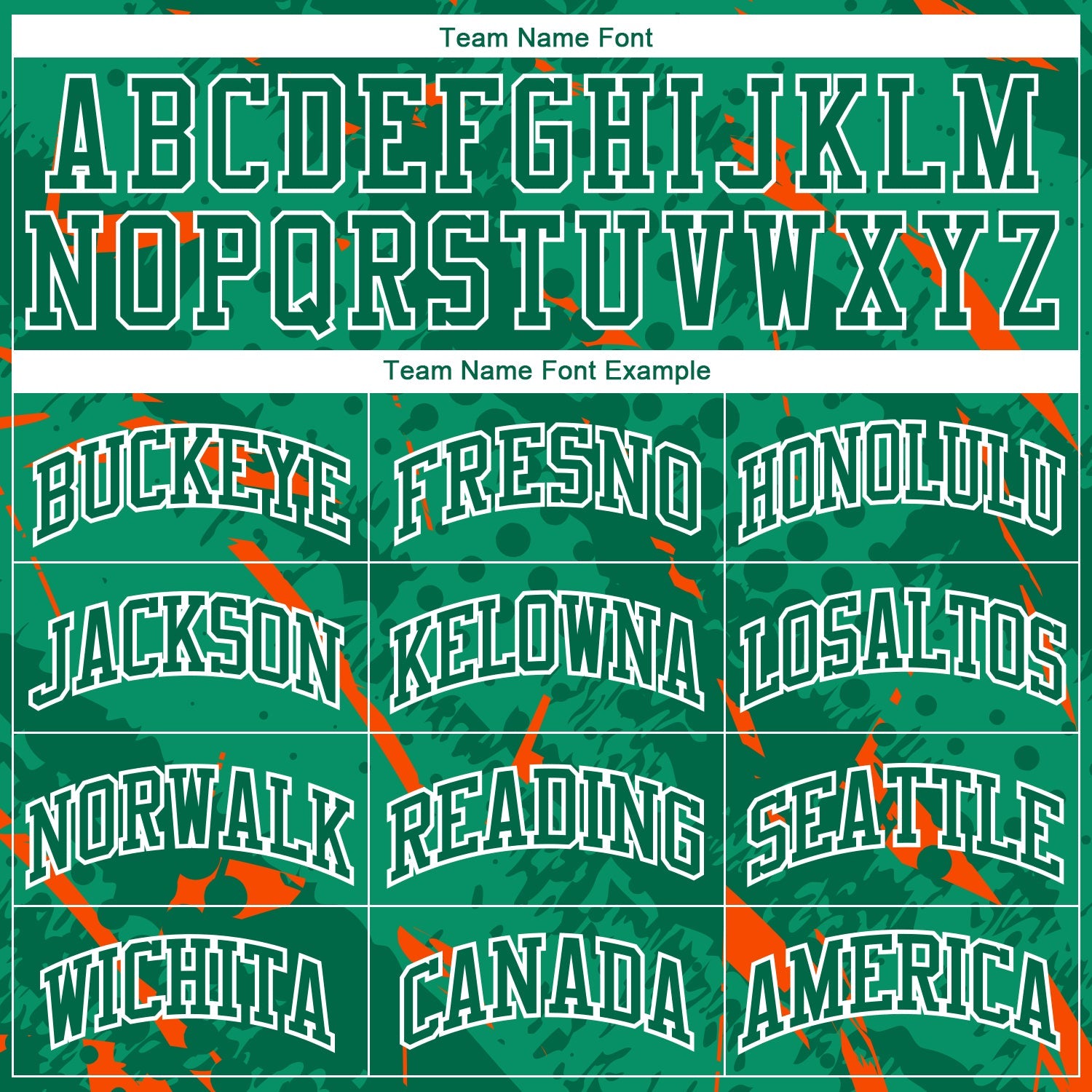 Custom Green Orange-White Bright Lines Round Neck Sublimation Basketball Suit Jersey - Sky-Custom