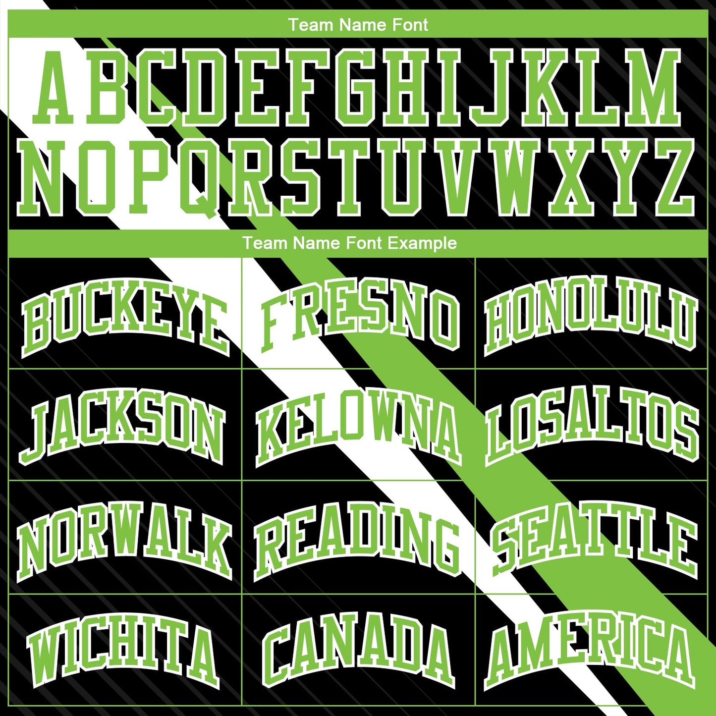 Custom Black Neon Green-White Diagonal Lines Round Neck Sublimation Basketball Suit Jersey - Sky-Custom