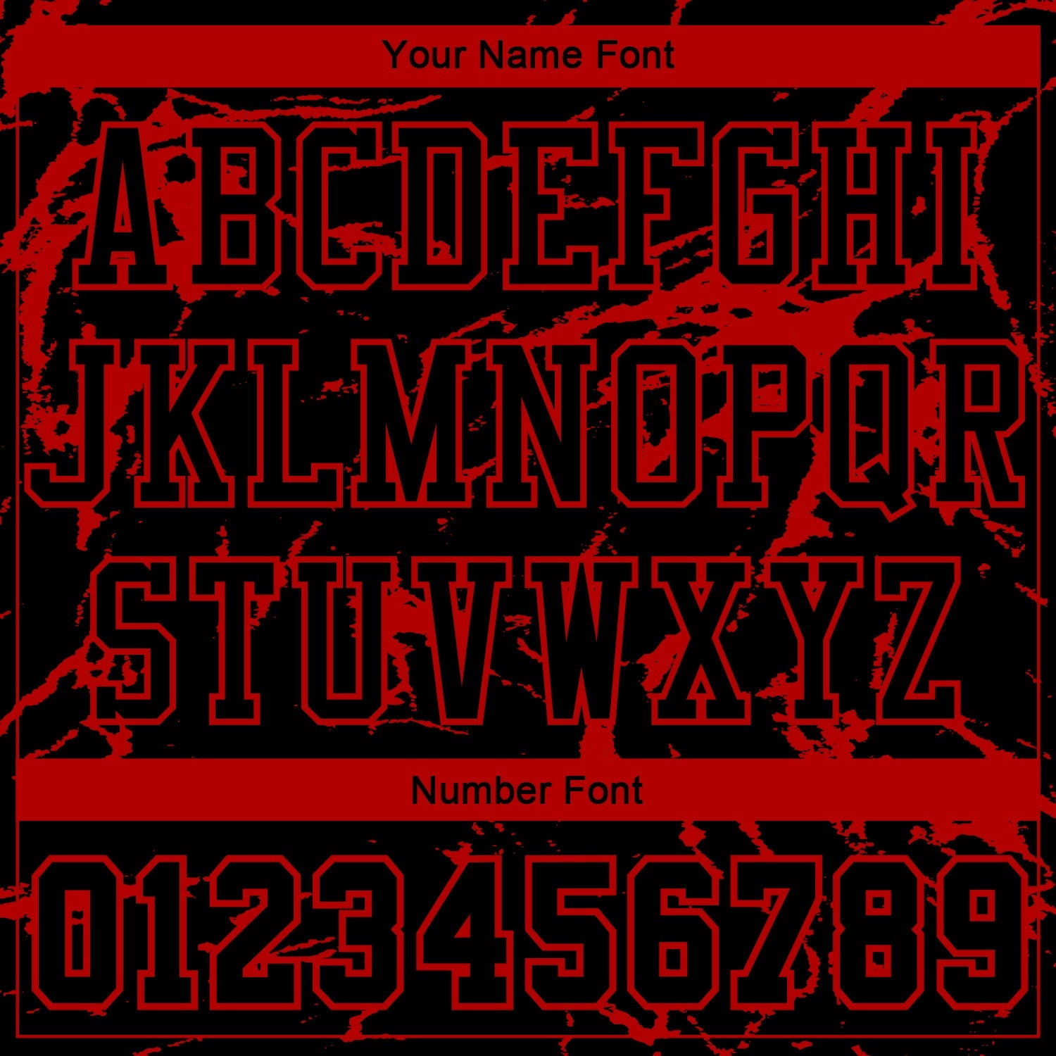Custom Black Red Abstract Grunge Art Round Neck Sublimation Basketball Suit Jersey - Sky-Custom