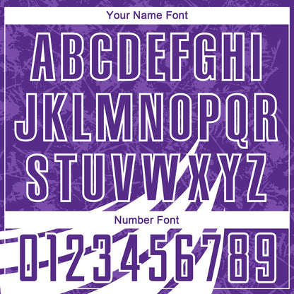 Custom Purple White Wind Shapes Round Neck Sublimation Basketball Suit Jersey - Sky-Custom