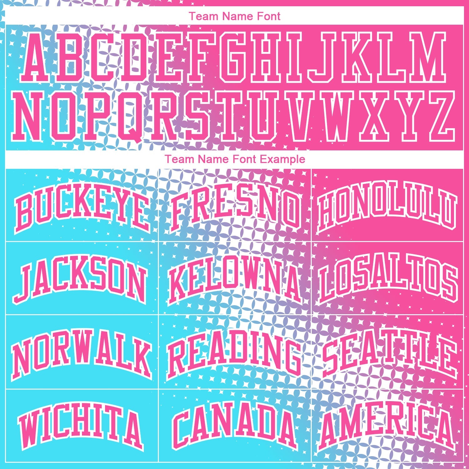 Custom Sky Blue Pink-White Gradient Two Tone Diamond Shape Round Neck Sublimation Basketball Suit Jersey - Sky-Custom