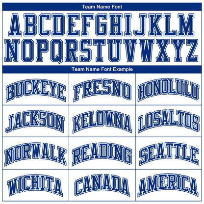 Custom White Royal Color Block Round Neck Sublimation Basketball Suit Jersey - Sky-Custom