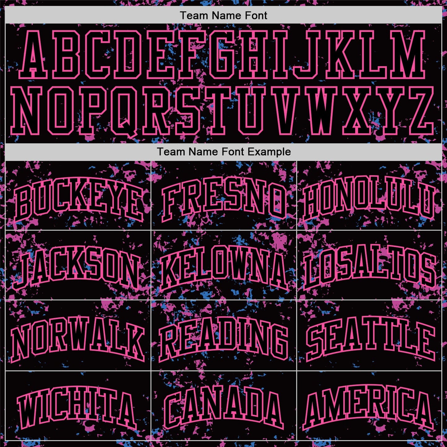 Custom Black Pink Fragment Art Round Neck Sublimation Basketball Suit Jersey - Sky-Custom