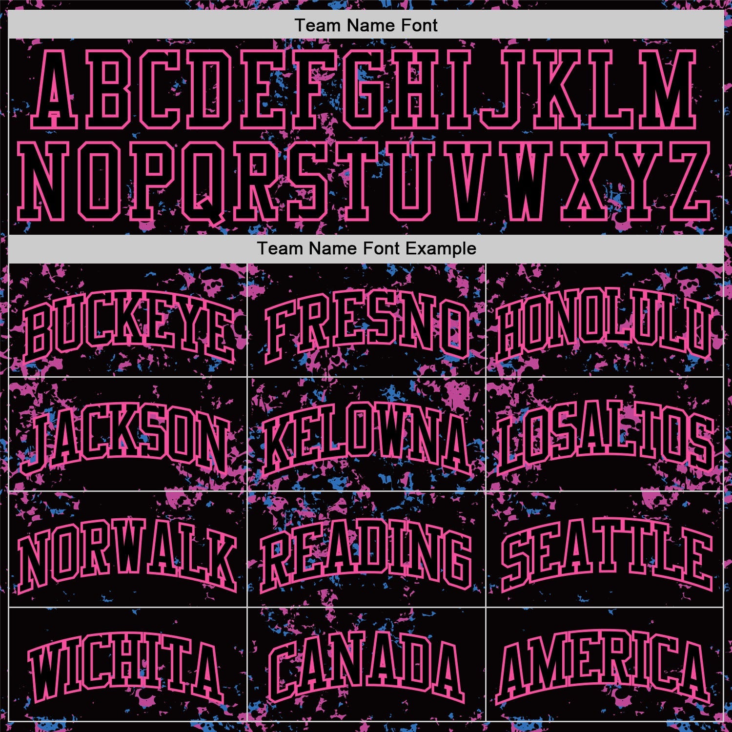 Custom Black Pink Fragment Art Round Neck Sublimation Basketball Suit Jersey - Sky-Custom