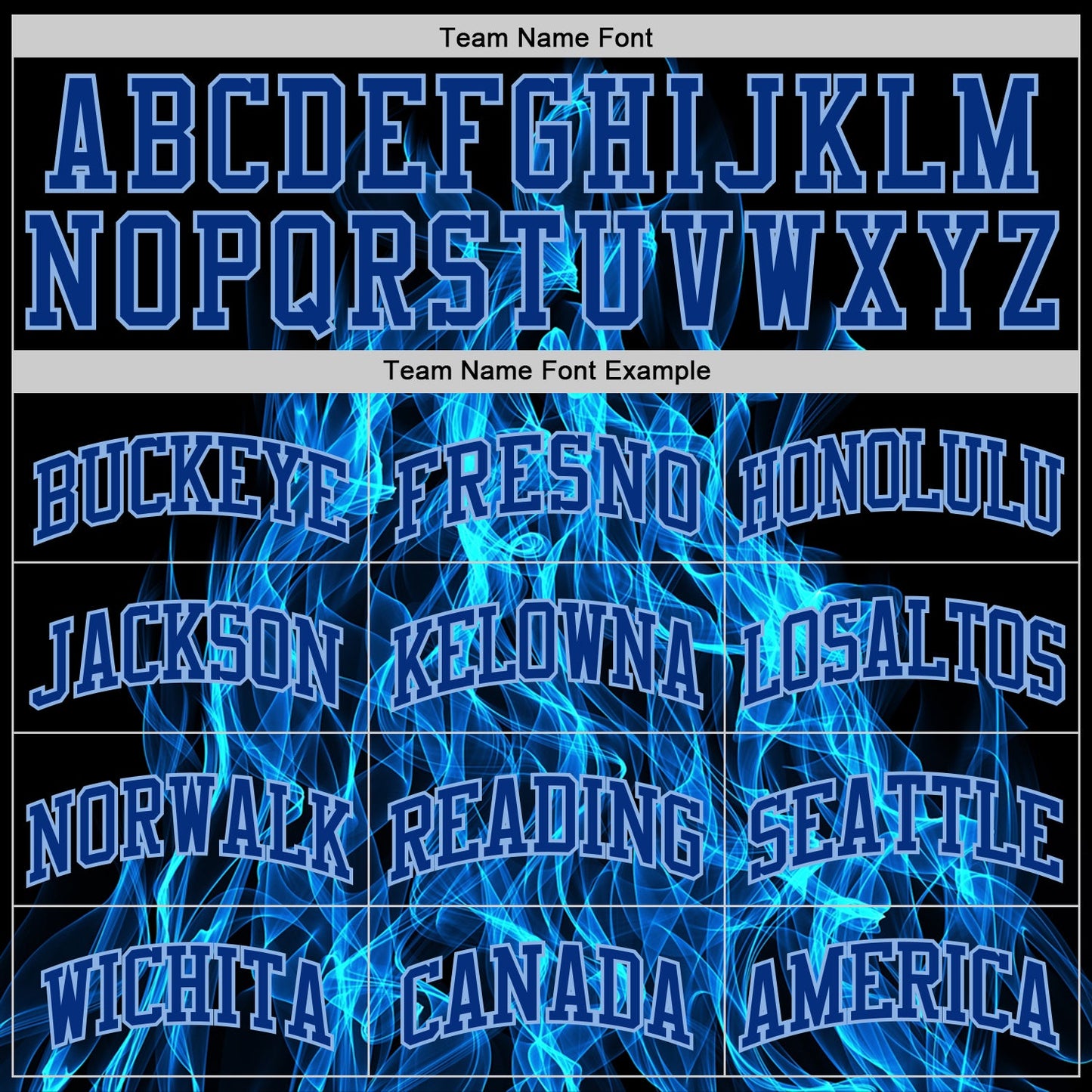 Custom Black Royal-Light Blue Flame Round Neck Sublimation Basketball Suit Jersey - Sky-Custom