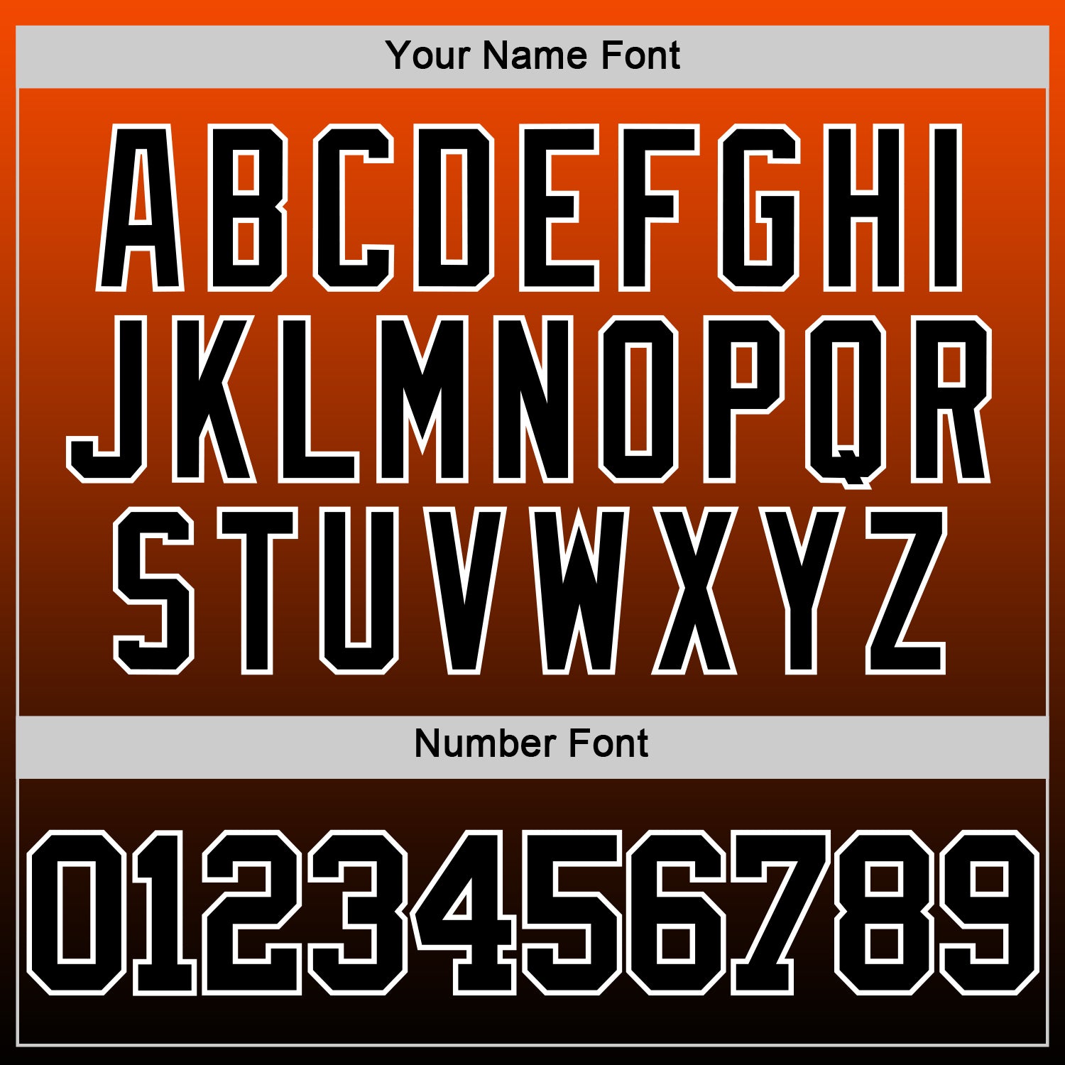 Custom Orange Black-White Gradient Square Shapes Round Neck Sublimation Basketball Suit Jersey - Sky-Custom