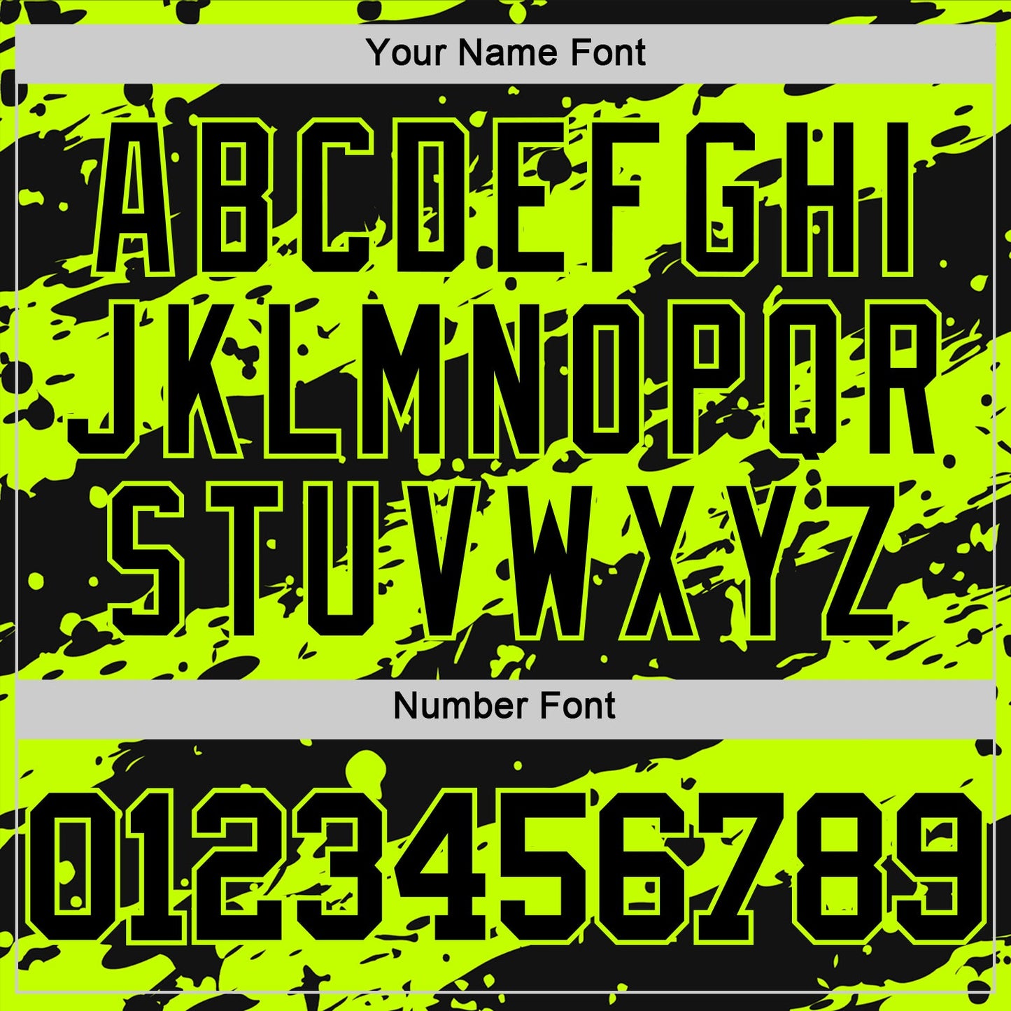 Custom Black Neon Green Splash Round Neck Sublimation Basketball Suit Jersey - Sky-Custom