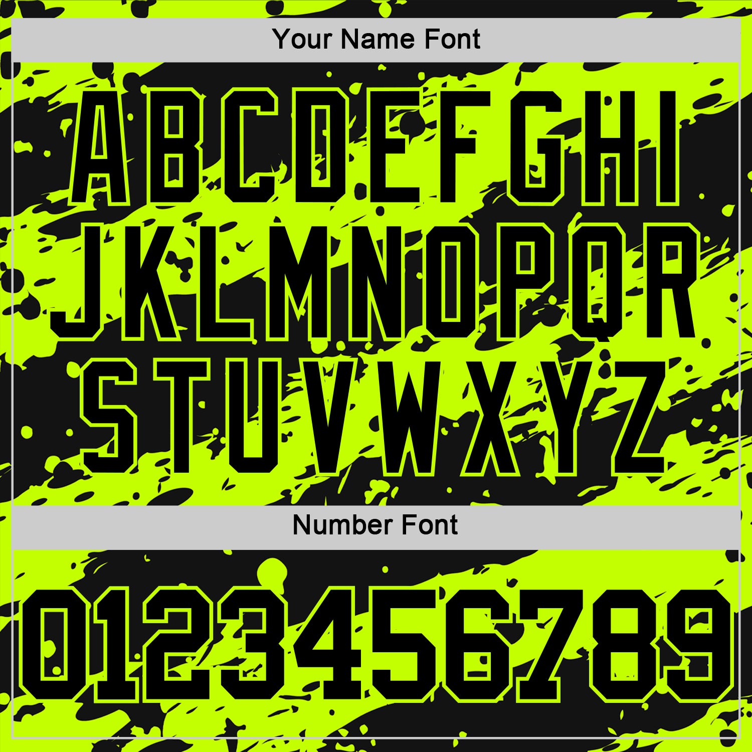 Custom Black Neon Green Splash Round Neck Sublimation Basketball Suit Jersey - Sky-Custom