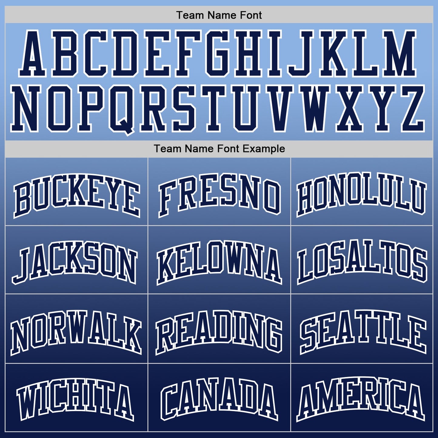 Custom Light Blue Navy-White Fade Fashion Round Neck Sublimation Basketball Suit Jersey - Sky-Custom