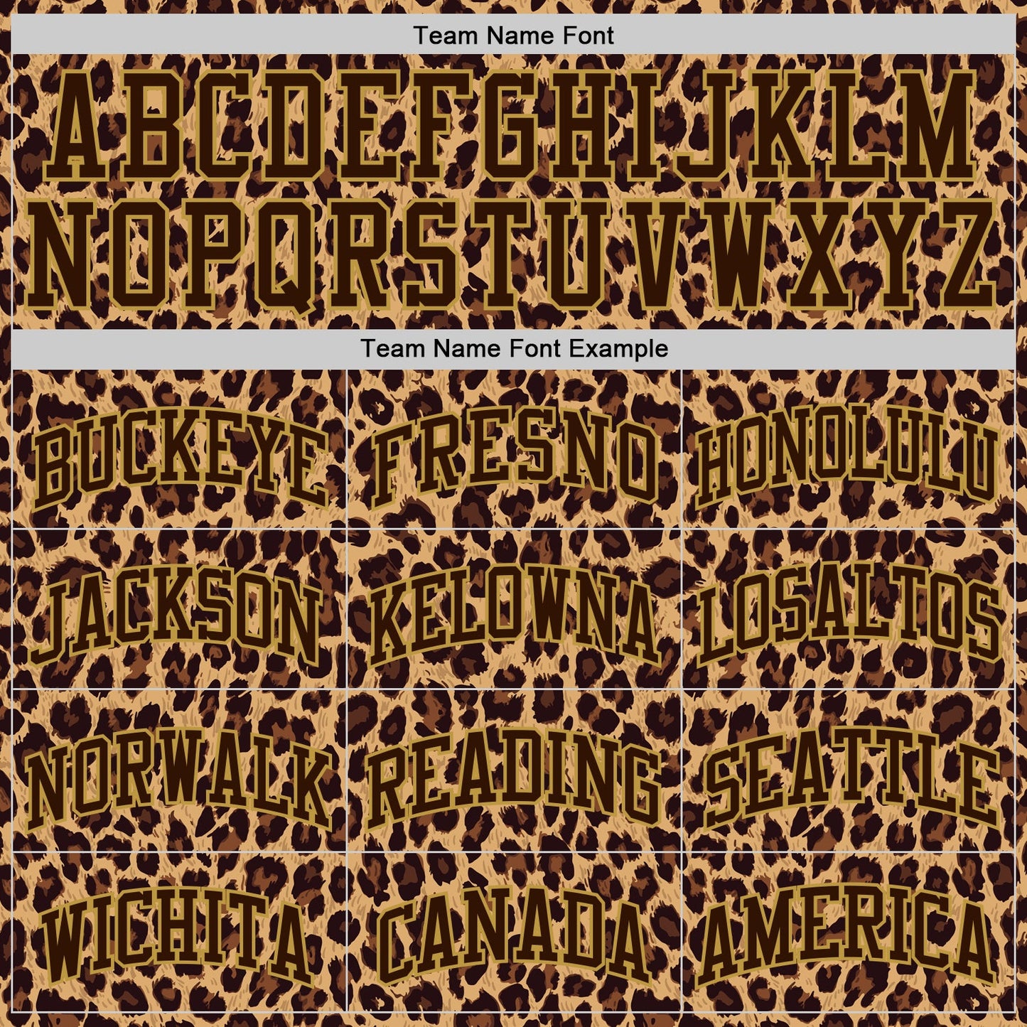 Custom Brown Old Gold Leopard Print Round Neck Sublimation Basketball Suit Jersey - Sky-Custom