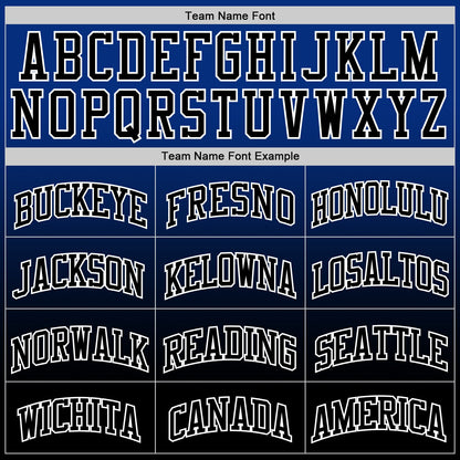 Custom Royal Black-White Fade Fashion Round Neck Sublimation Basketball Suit Jersey - Sky-Custom
