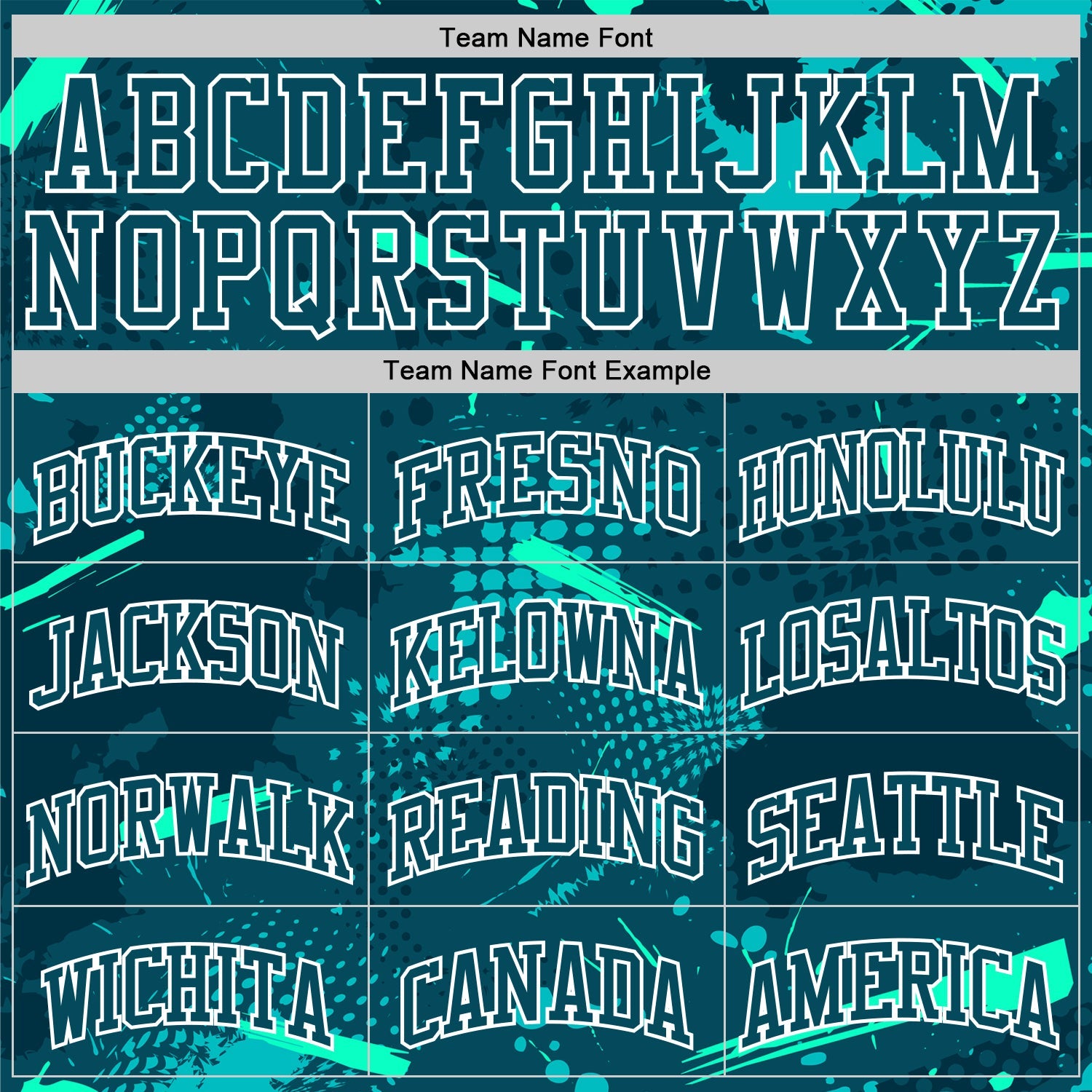 Custom Green Aqua-White Splash Round Neck Sublimation Basketball Suit Jersey - Sky-Custom