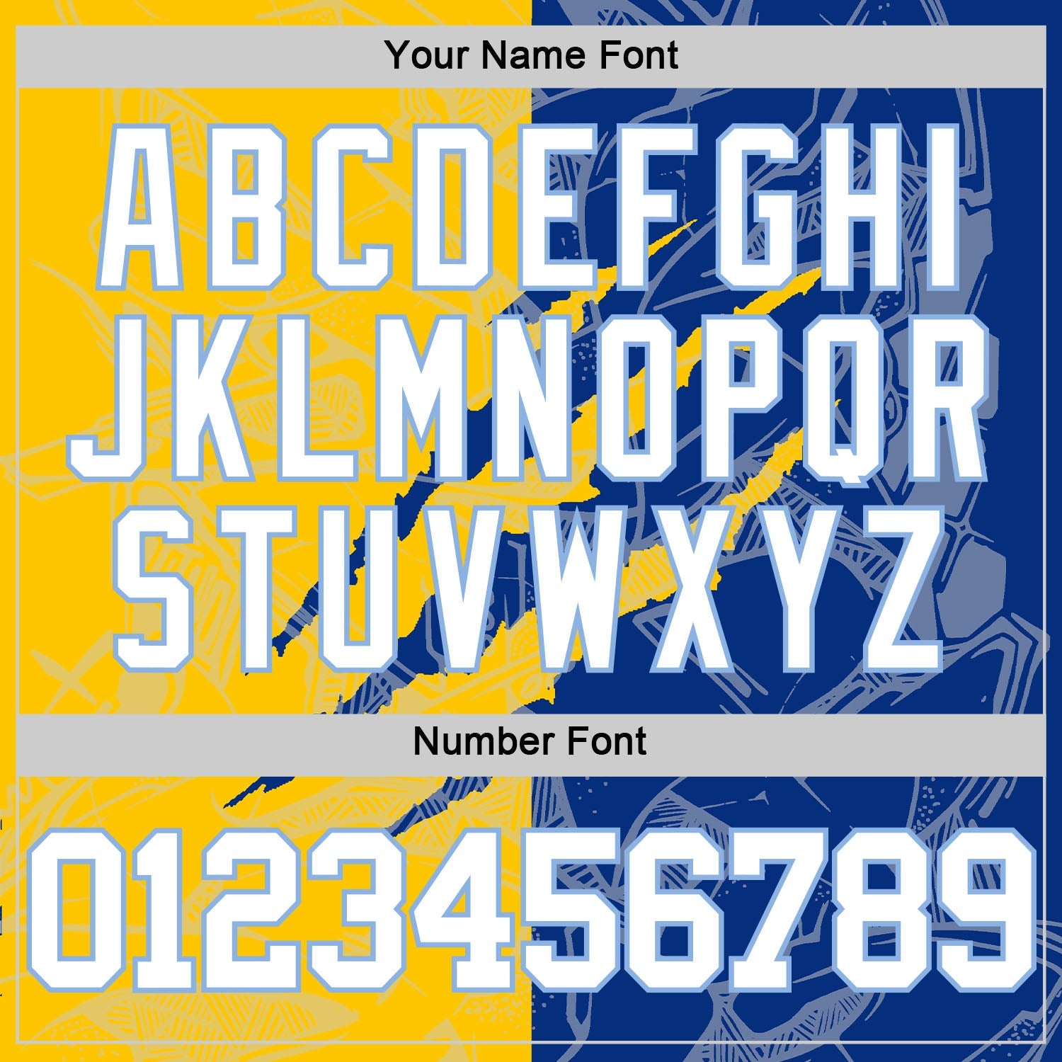 Custom Graffiti Pattern White Royal Yellow-Light Blue Scratch Round Neck Sublimation Basketball Suit Jersey - Sky-Custom