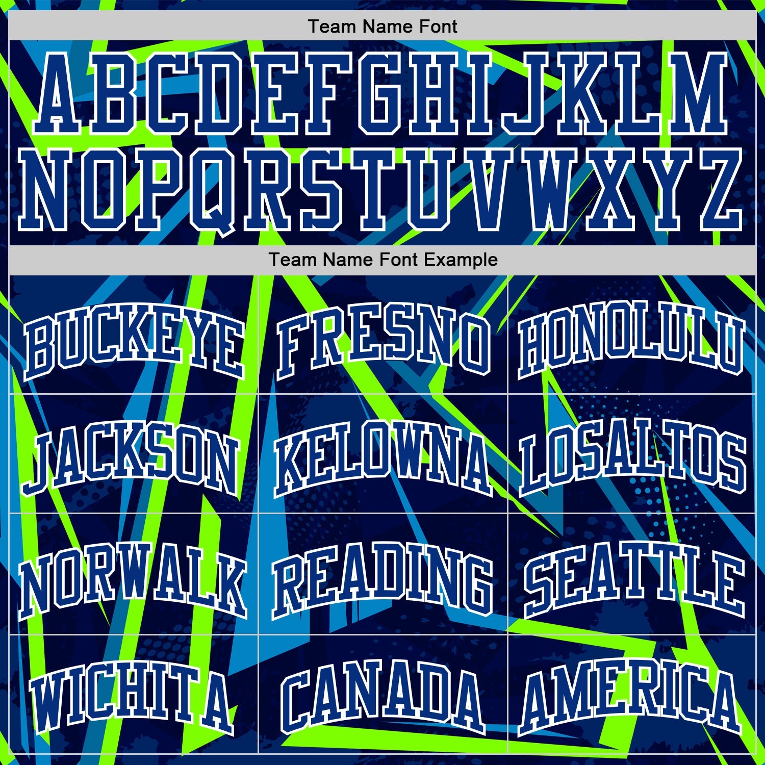 Custom Royal Neon Green-White Geometric Shape Round Neck Sublimation Basketball Suit Jersey - Sky-Custom