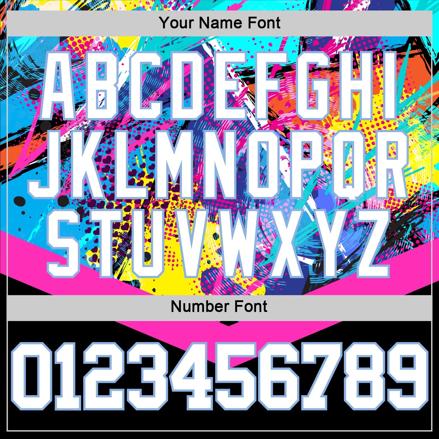 Custom Black White Pink-Light Blue Splash Round Neck Sublimation Basketball Suit Jersey - Sky-Custom