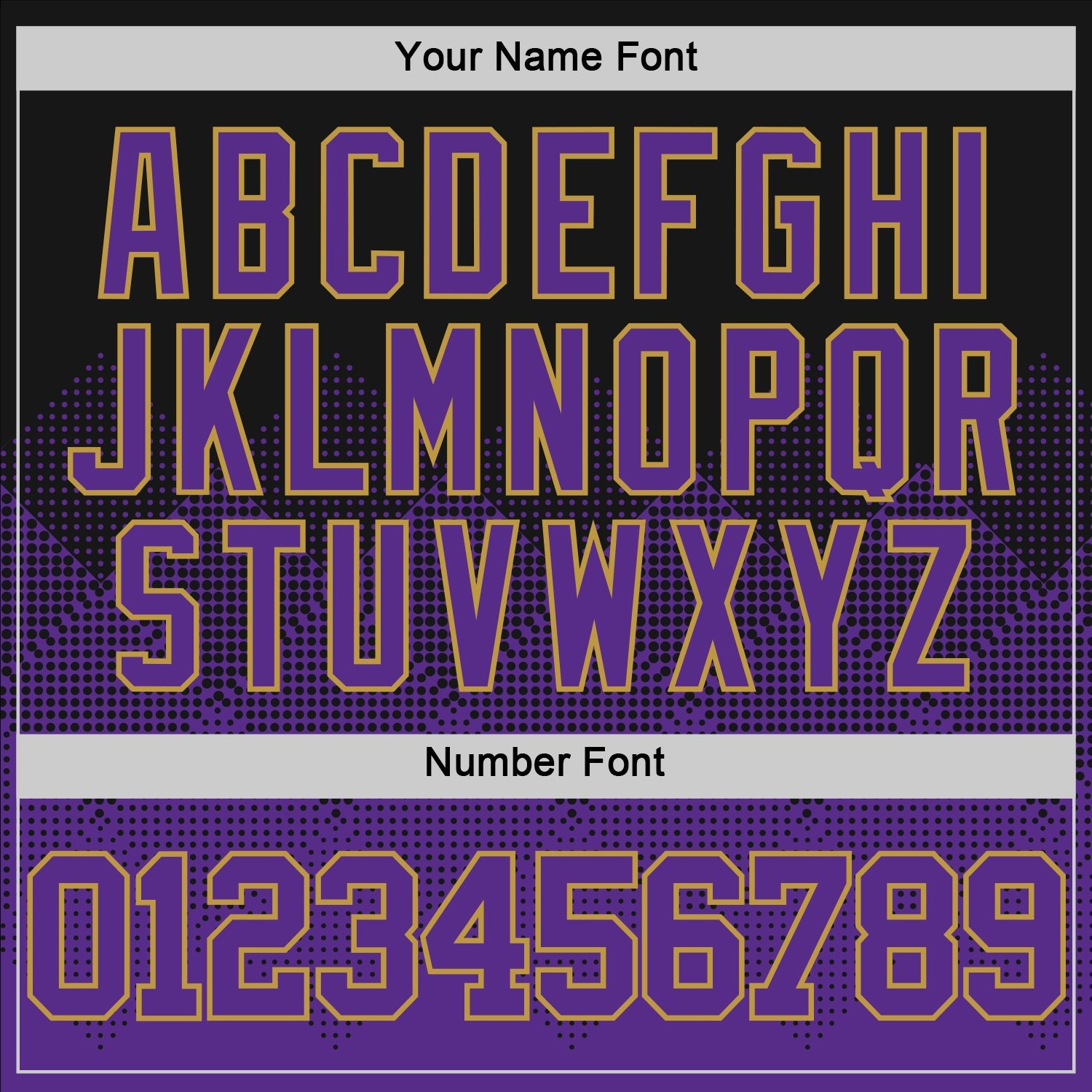 Custom Black Purple-Old Gold Fade Fashion Round Neck Sublimation Basketball Suit Jersey - Sky-Custom