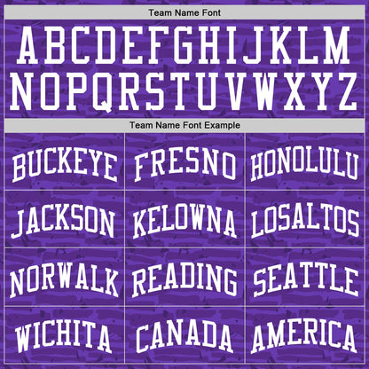 Custom Purple White Fragment Art Round Neck Sublimation Basketball Suit Jersey - Sky-Custom