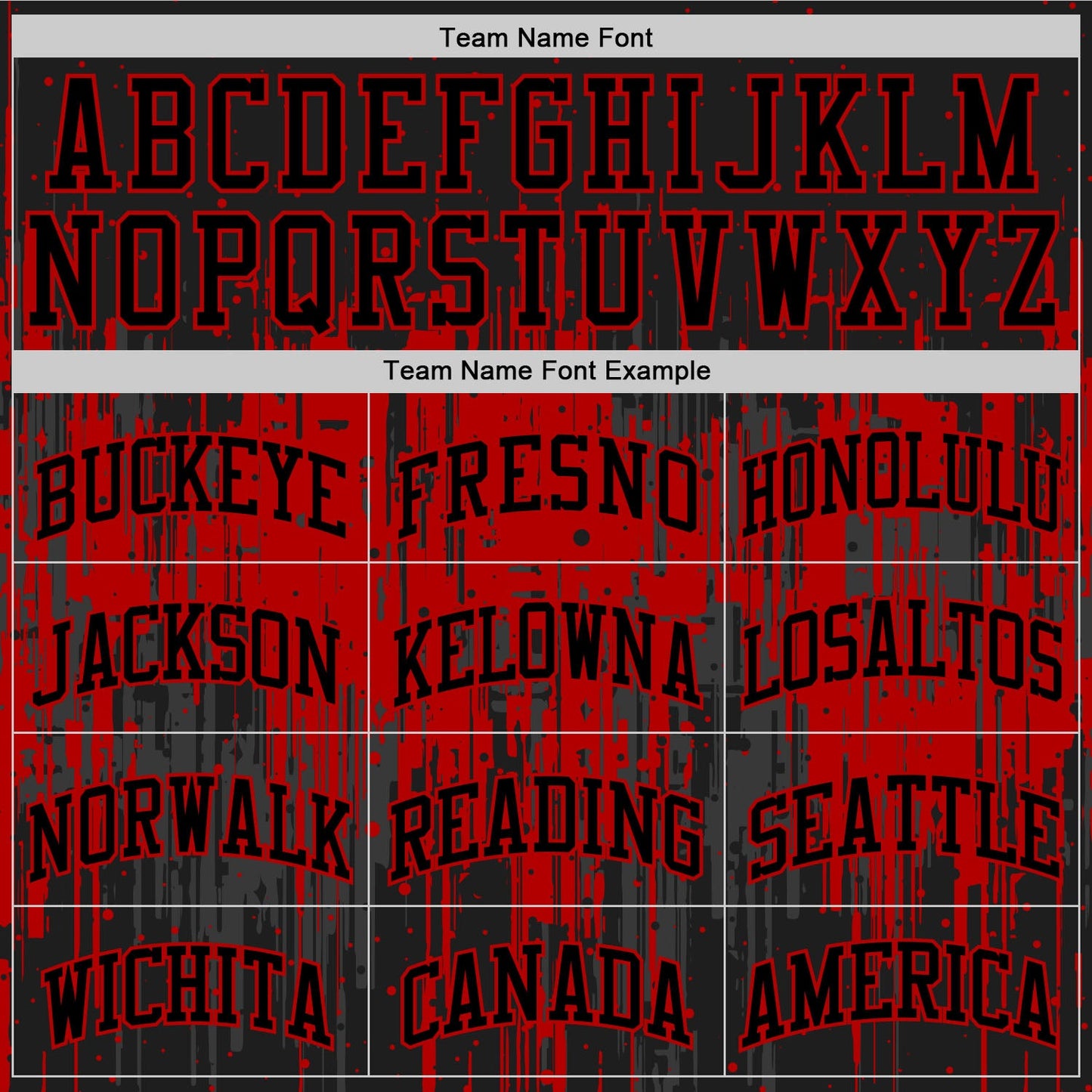 Custom Black Red Dripping Splatter Art Round Neck Sublimation Basketball Suit Jersey - Sky-Custom