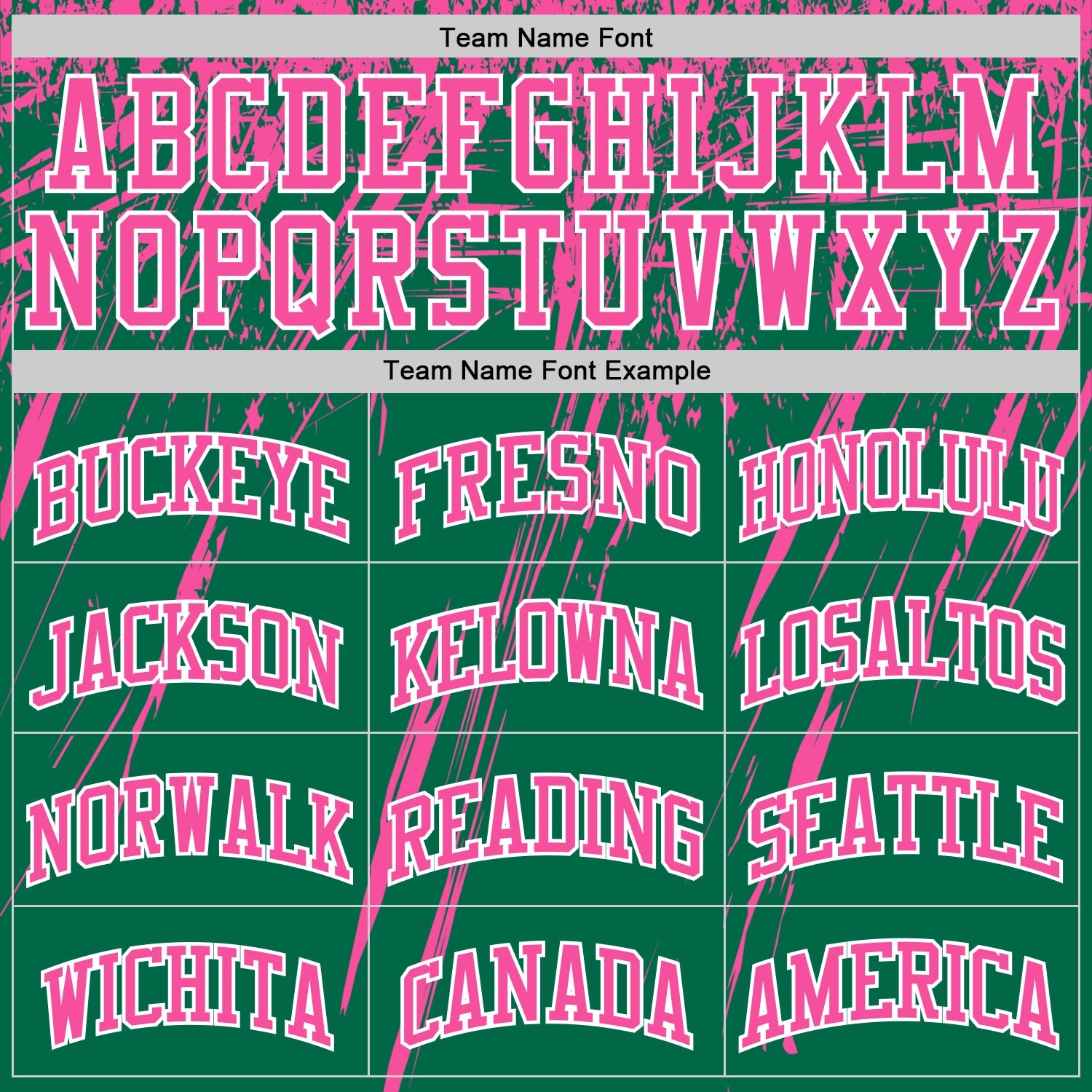 Custom Kelly Green Pink-White Splash Round Neck Sublimation Basketball Suit Jersey - Sky-Custom