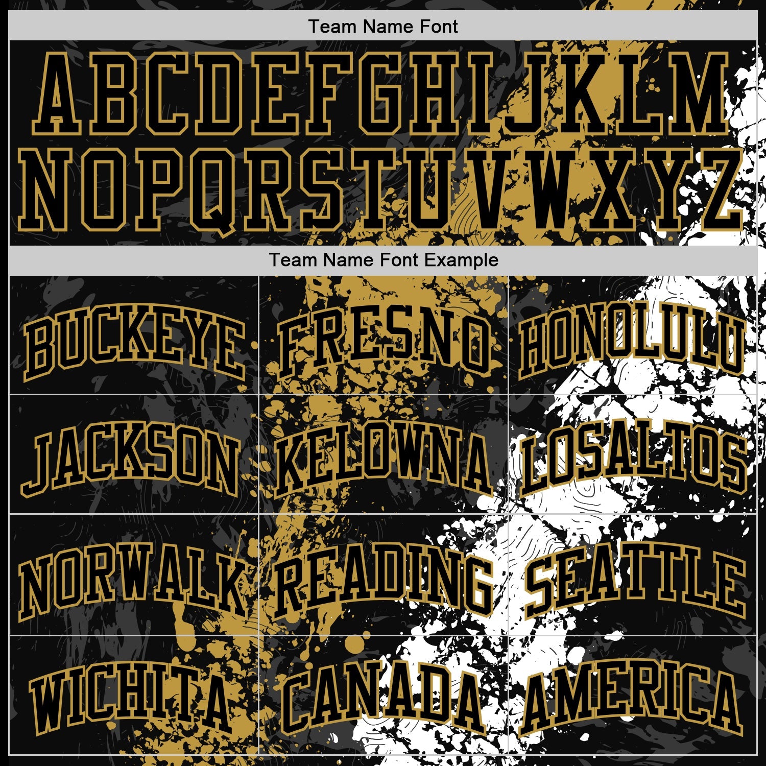 Custom Black Old Gold-White Splash Round Neck Sublimation Basketball Suit Jersey - Sky-Custom