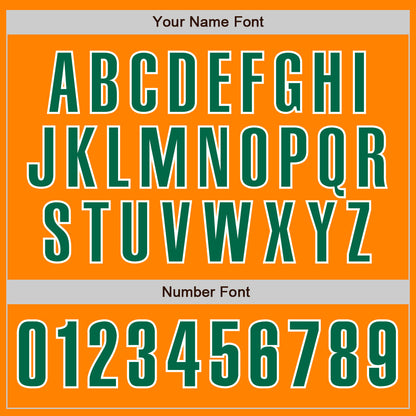 Custom Bay Orange Kelly Green-White Authentic Baseball Jersey - Sky-Custom